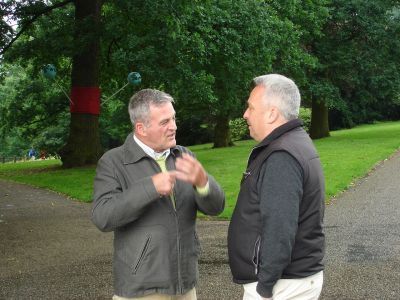 Grenzenlos: Kooperation mit dem niederl&auml;ndischen Kollegen Theo Drijvers (Nijmegen) in Arnhem, Juli 2008 