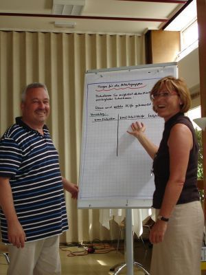 Wieder ein gemeinsames Projekt mit Elke Koll (Woltersdorf), Wiesbaden August 2008